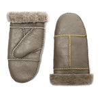 YISEVEN Womens  Sheepskin Shearling Leather Gloves(Mittens) YISEVEN