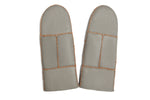 YISEVEN Womens  Sheepskin Shearling Leather Gloves(Mittens) YISEVEN