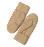 YISEVEN Womens  Sheepskin Shearling Leather Gloves(Mittens) YISEVEN