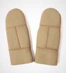 YISEVEN Womens  Sheepskin Shearling Leather Gloves(Mittens) YISEVEN