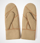 YISEVEN Womens  Sheepskin Shearling Leather Gloves(Mittens) YISEVEN