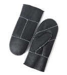 YISEVEN Womens  Sheepskin Shearling Leather Gloves(Mittens) YISEVEN