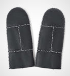 YISEVEN Womens  Sheepskin Shearling Leather Gloves(Mittens) YISEVEN