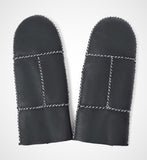 YISEVEN Womens  Sheepskin Shearling Leather Gloves(Mittens) YISEVEN