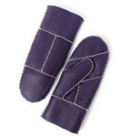 YISEVEN Womens  Sheepskin Shearling Leather Gloves(Mittens) YISEVEN