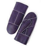 YISEVEN Womens  Sheepskin Shearling Leather Gloves(Mittens) YISEVEN