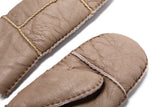 YISEVEN Womens  Sheepskin Shearling Leather Gloves(Mittens) YISEVEN
