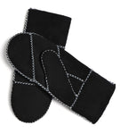 YISEVEN Womens  Sheepskin Shearling Leather Gloves(Mittens) YISEVEN