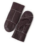YISEVEN Womens  Sheepskin Shearling Leather Gloves(Mittens) YISEVEN
