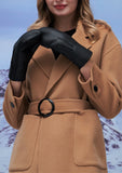 YISEVEN Women's  Winter Shearling Leather Gloves YISEVEN
