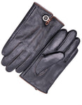 YISEVEN Winter Men’s Lambskin Leather Gloves YISEVEN