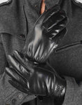 YISEVEN Men's Buttery-Soft Lambskin Leather Gloves YISEVEN