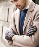 YISEVEN Men's Buttery-Soft Lambskin Leather Gloves YISEVEN
