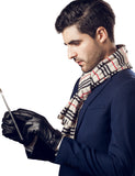 YISEVEN Men's Touchscreen Sheepskin Cashmere  Gloves YISEVEN