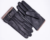 YISEVEN Men's Touchscreen Sheepskin Leather Gloves YISEVEN