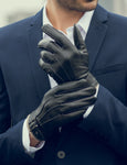 YISEVEN Men's Touchscreen Sheepskin Leather Gloves YISEVEN