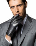 YISEVEN Men's Touchscreen Sheepskin Leather Gloves YISEVEN