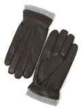 YISEVEN Winter Men’s   Sheepskin Leather Gloves YISEVEN