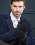 YISEVEN Men's Touchscreen Sheepskin  Leather Gloves YISEVEN