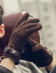 YISEVEN Men's Touchscreen Sheepskin  Leather Gloves YISEVEN