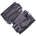 YISEVEN Mens Classic Leather Fingerless Driving Gloves YISEVEN