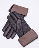YISEVEN Women's  Sheepskin Cuffed Leather Gloves YISEVEN