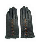 YISEVEN Women Winter Sheepskin  Leather Gloves YISEVEN