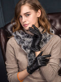 YISEVEN Women‘s Winter Touchscreen  Leather Gloves YISEVEN