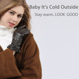 YISEVEN Womens Touchscreen Sheepskin Leather Gloves YISEVEN