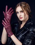 YISEVEN Womens Touchscreen Sheepskin Leather Gloves YISEVEN