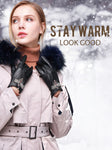 YISEVEN Women Touchscreen Sheepskin Leather Gloves YISEVEN