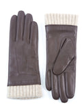 YISEVEN Women‘s  Sheepskin Leather  Long Gloves YISEVEN