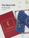 YISEVEN Women‘s Genuine Sheepskin Leather Gloves YISEVEN