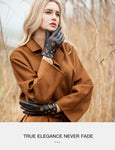 YISEVEN Women‘s Winter Sheepskin Leather Gloves YISEVEN