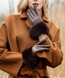 YISEVEN Women's Touchscreen Sheepskin Leather Gloves YISEVEN