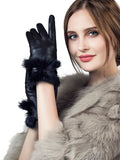 YISEVEN Women's Elegant Lambskin Leather Gloves YISEVEN
