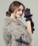 YISEVEN Women's Elegant Lambskin Leather Gloves YISEVEN