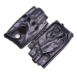 YISEVEN Women's Fingerless Leather Gloves YISEVEN