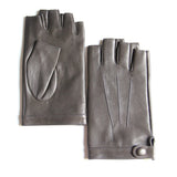 YISEVEN Women's Fingerless Lambskin  Leather Gloves YISEVEN
