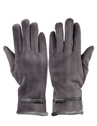 YISEVEN Women's Pleuche Velvet Ladies Winter Accessories Gloves YISEVEN